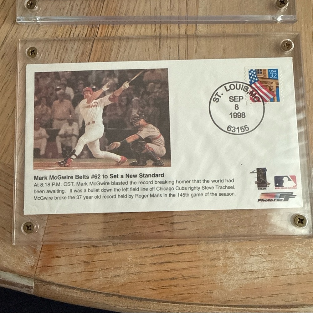 Mark McGwire Commemorative Postcard